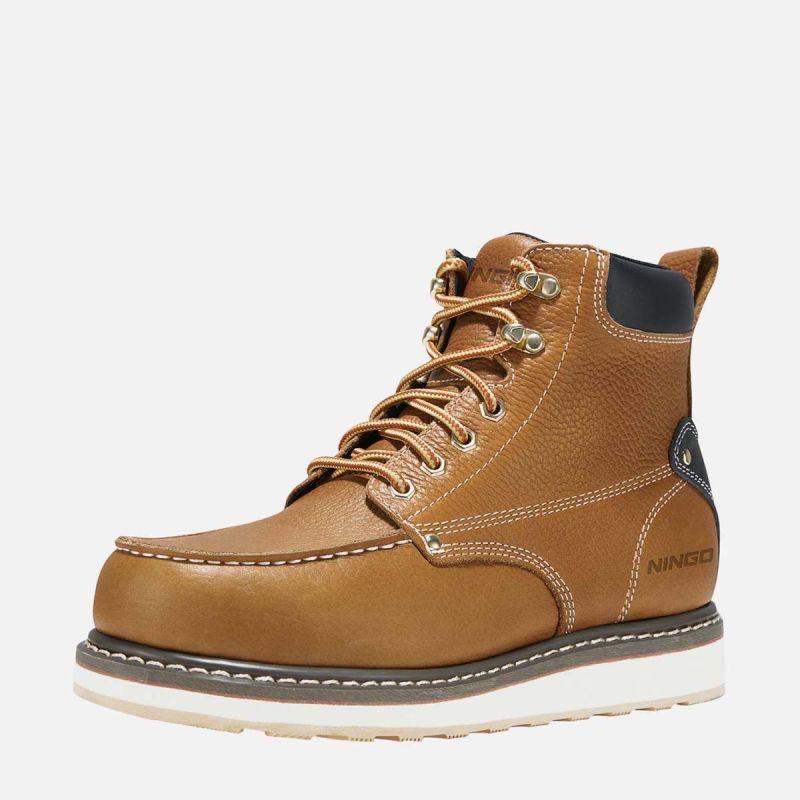 Men's Moc Toe Safety Boots Yellow image1