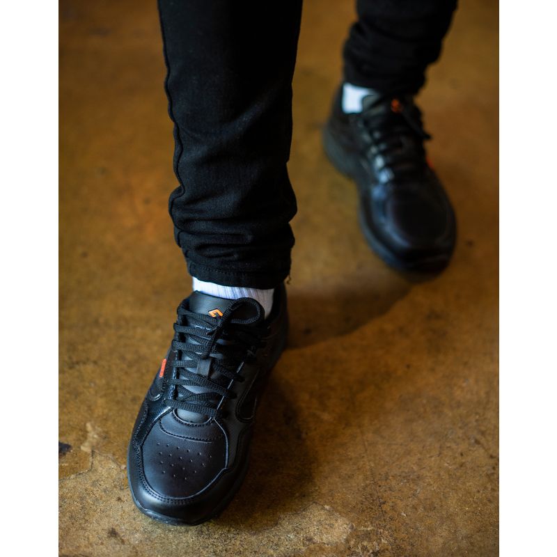 Men's Non Slip Kitchen Shoes Black image6 Men's Non Slip Kitchen Shoes Black image6