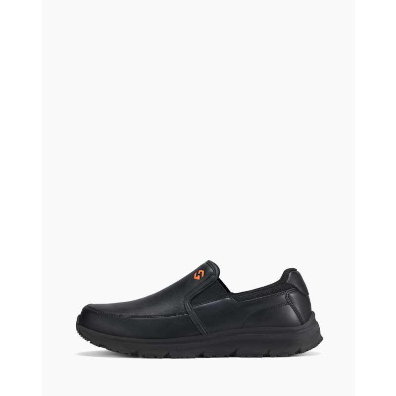 Men's Slip On Slip Resistant Shoes Black image1 Men's Slip On Slip Resistant Shoes Black image1