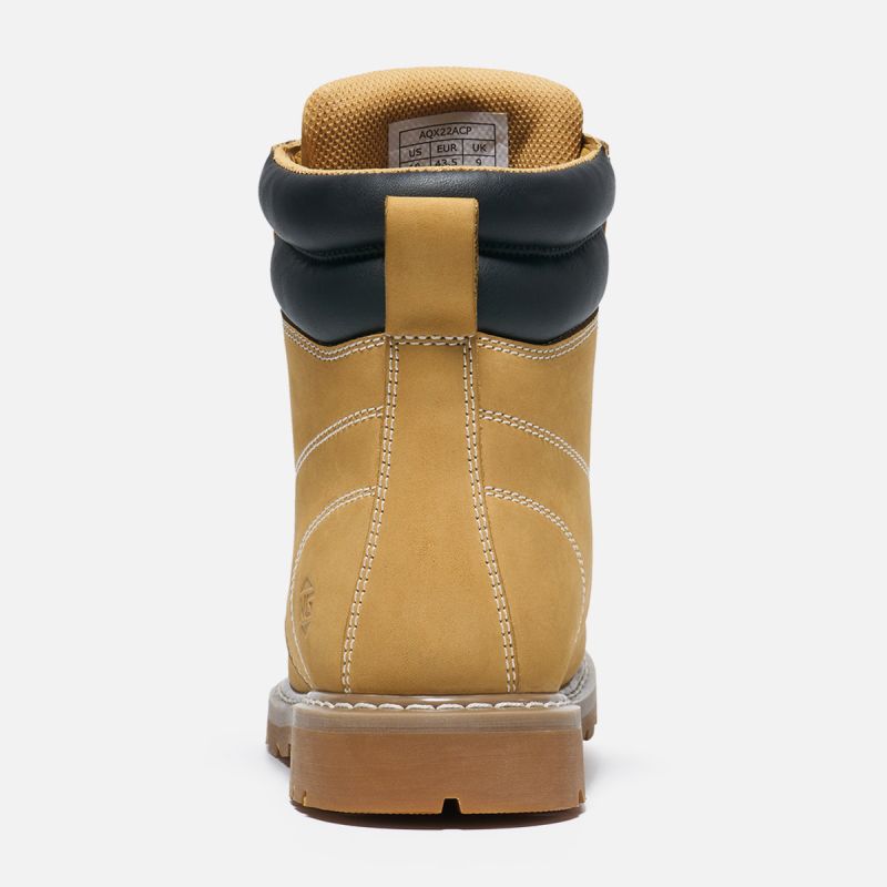 Men's TitanGuard Leather Martin Boots Yellow image5