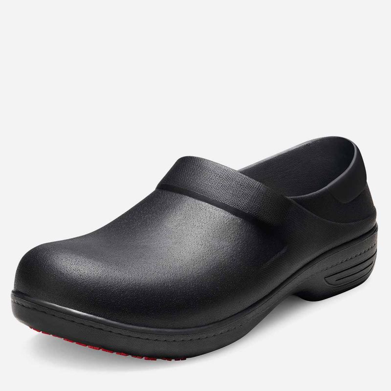 Women's Slip-on Work Shoes Black image1