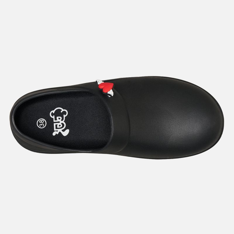 Women's Slip-on Work Shoes Black image3