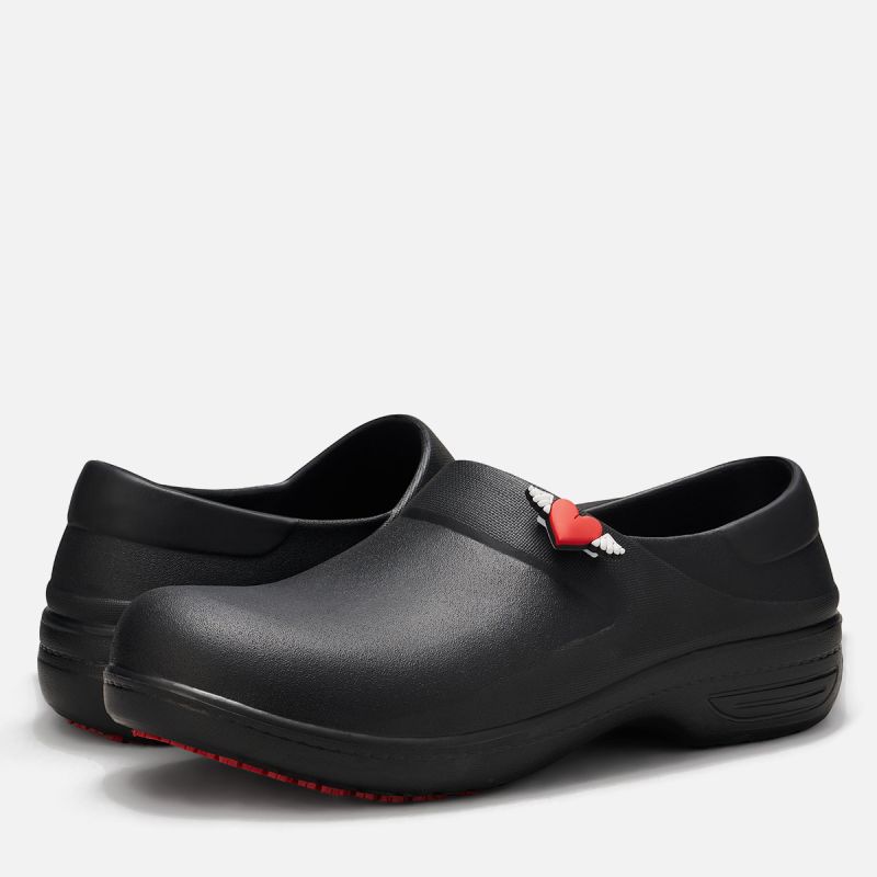 Women's Slip-on Work Shoes Black image6