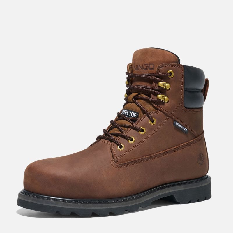 Men's HeritageForge Safety Boots Brown image1