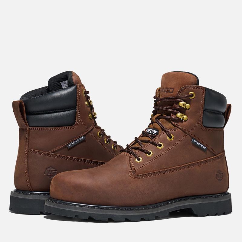 Men's HeritageForge Safety Boots Brown image7