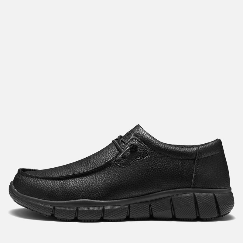 Men's Waterproof Slip-resistant Work Shoes Black image2