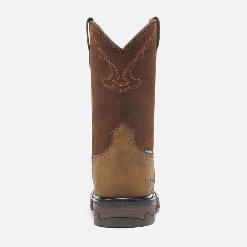 Men's Wellington Safety Boots Camel image5