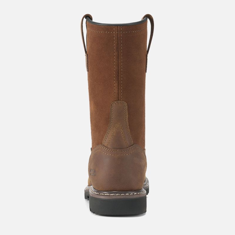 Men's Waterproof Wellington Work Boots Camel image5